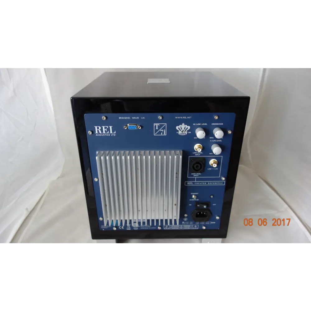 Aktivsubwoofer REL T7i mit passivem Radiator, heimkino bestens geeignet, 305x362x382mm