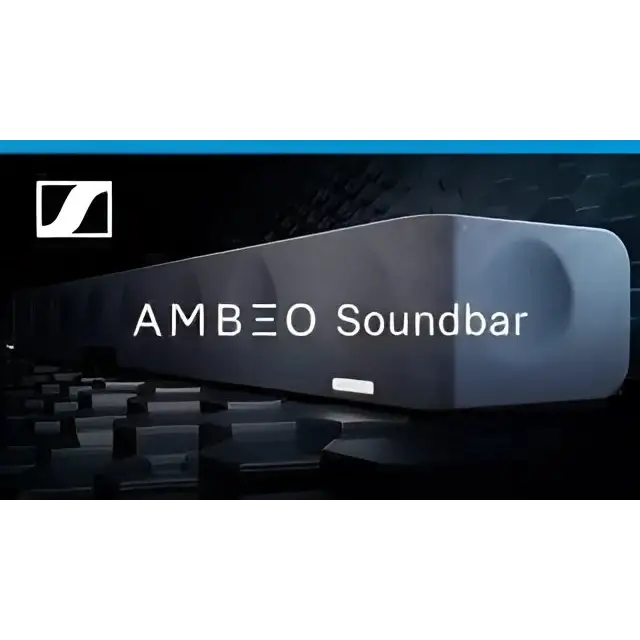 Sennheiser AMBEO Soundbar Max mit Stoffbezug für immersiven Dolby Atmos Sound