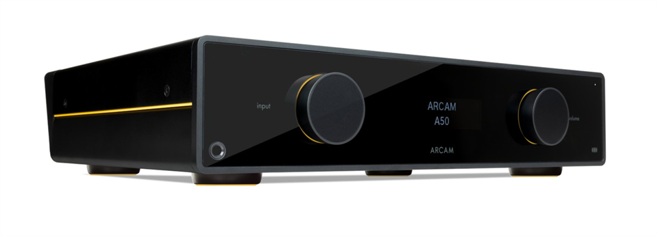 Arcam A50 Signature Vollverstärker, Schrägansicht