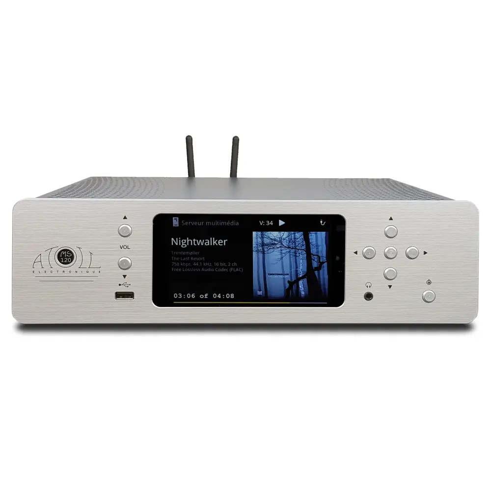 Atoll Verstärker & Netzwerkplayer Silber Atoll MS 120 Netzwerkplayer
