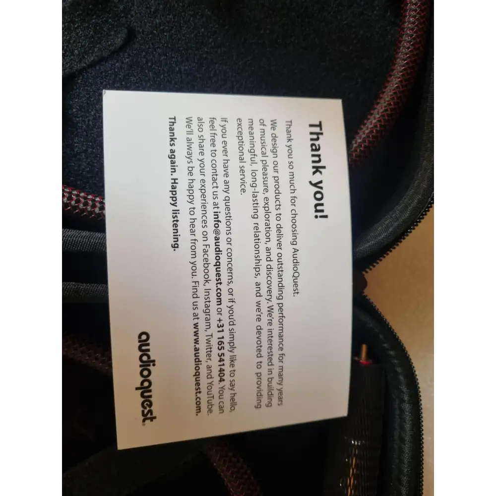 audioquest Cinch-Kabel 1 Meter Paar secondhand Audioquest Fire RCA Chinchkabel 1 Meter secondhand