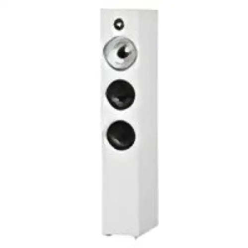 Weiße Standlautsprecher B&W 704S2 mit einschließlich Sockel und Carbon Dome™ Hochtöner für zuhause einpasst