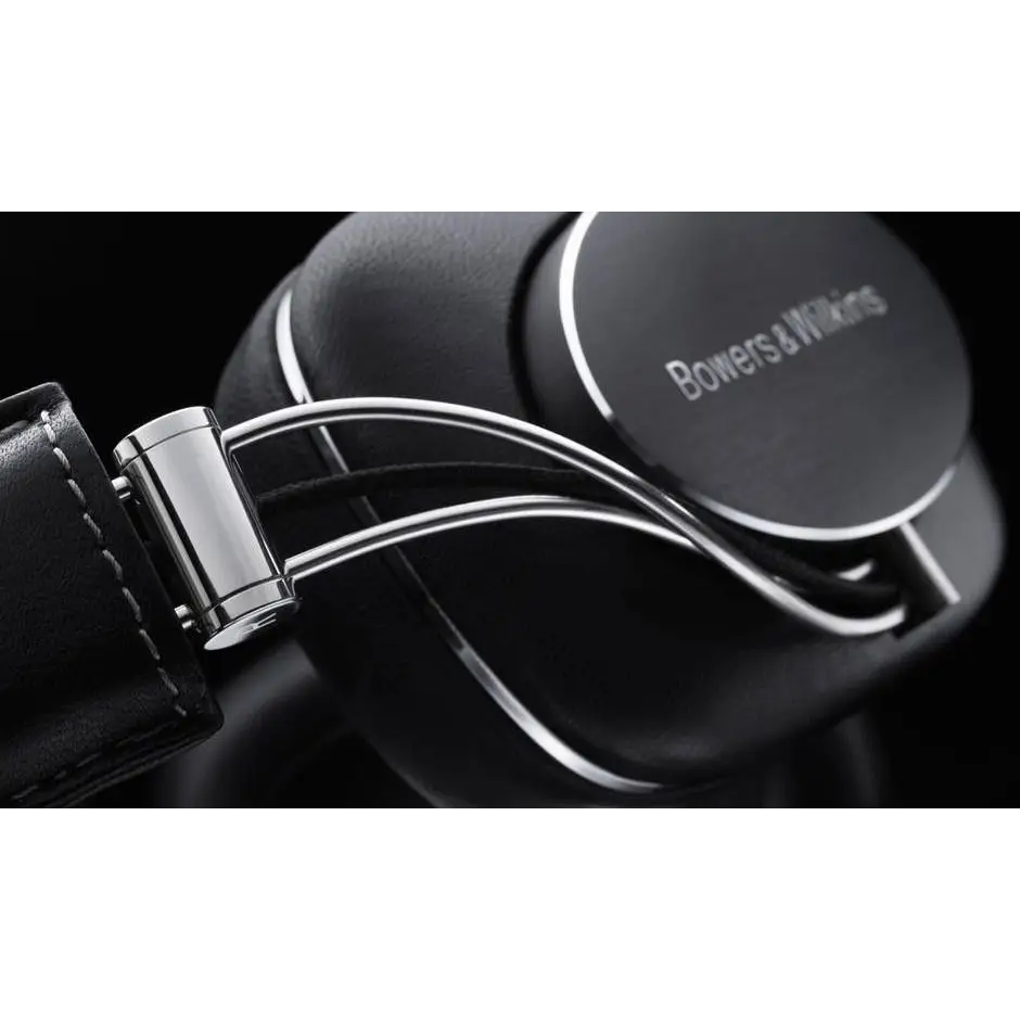 Hochwertige schwarze Over-Ear Kopfhörer mit Silberakzenten für traumhaften Klang und Hifi Genuss