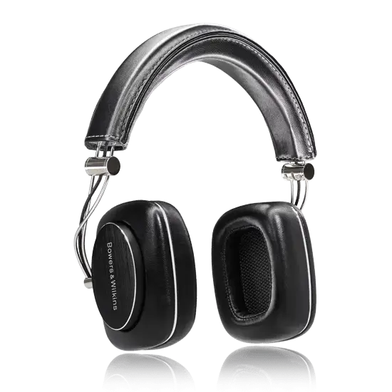 Schwarze Over-Ear Kopfhörer mit gepolstertem Kopfband für traumhaften Klang und Hifi