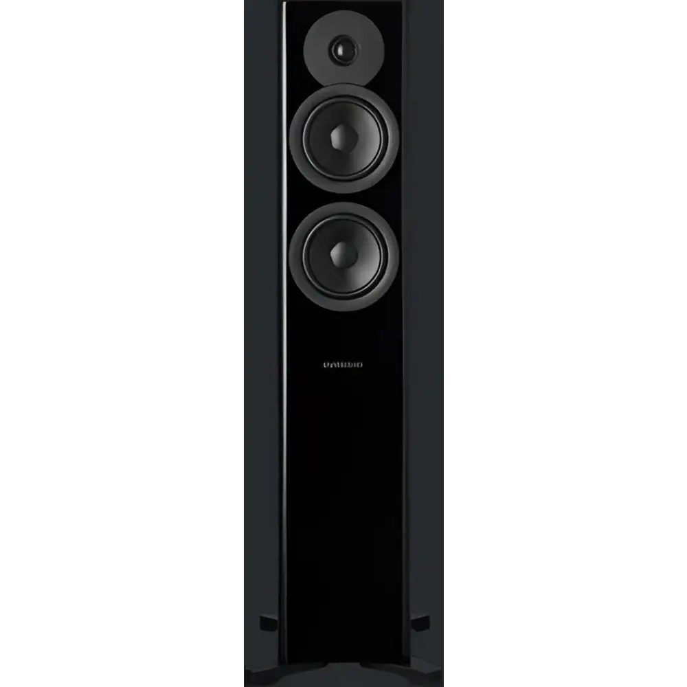 Schwarzer hochwertiger Standlautsprecher Evoke 30 mit drei Treibern, Paar hochwertiger Standlautsprecher
