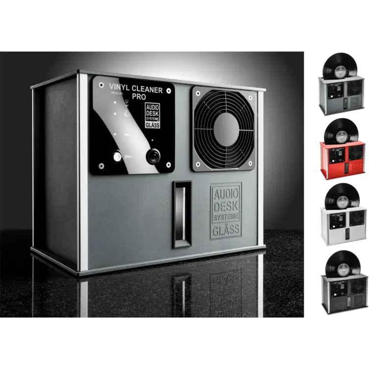Vinyl Cleaner GLÄSS AUDIO Vinyl Cleaner Pro X, beste Platttenwaschmaschine für Audio Vinyls