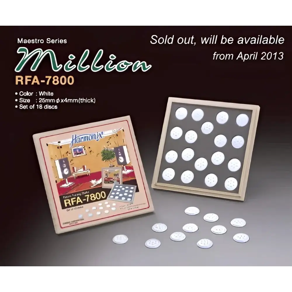 Weiße, kreisförmige Raumakustik-Tuning-Discs für Raumakustik und Raumabstimmung