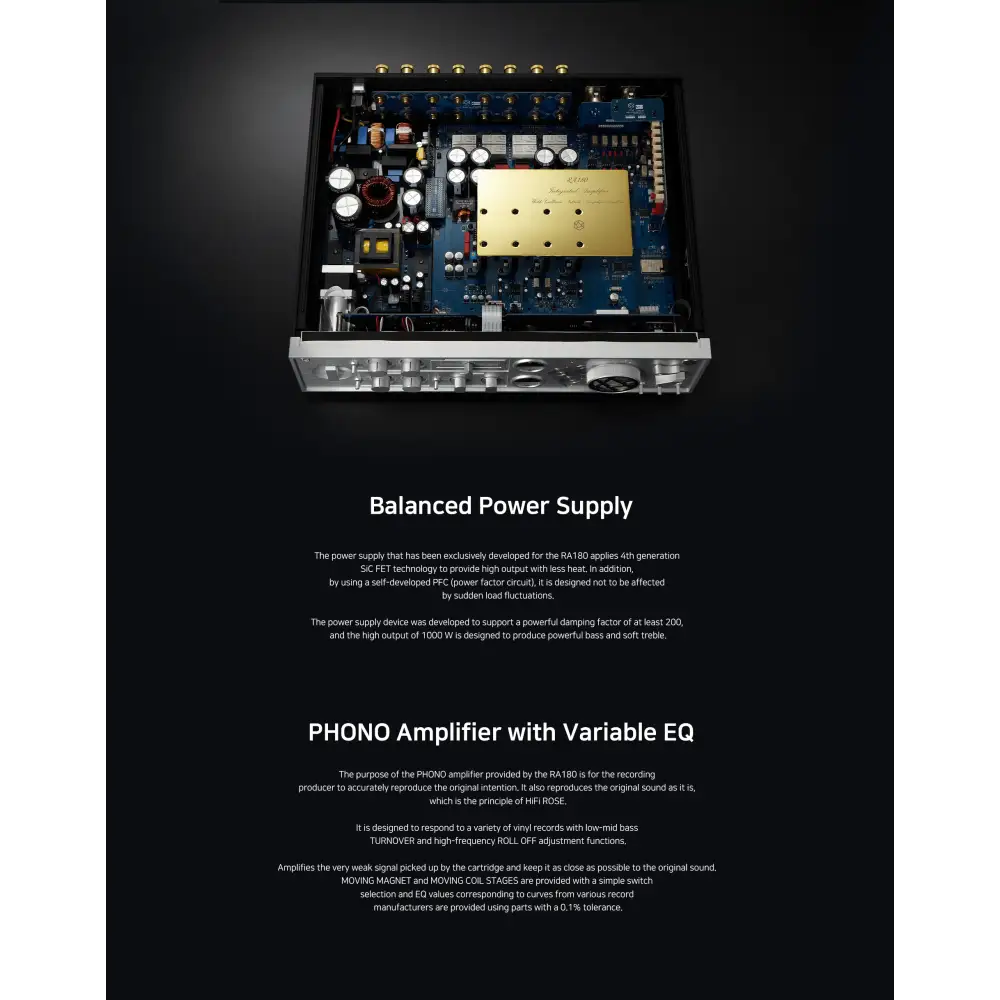 Hifi Rose Vollverstärker Hifi Rose RA180