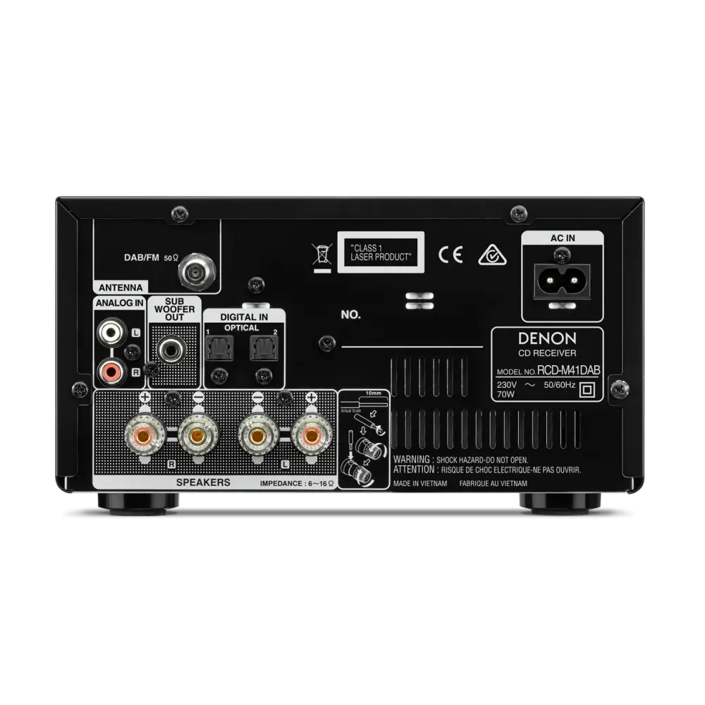 denon Verstärker Denon M41DAB Schwarz