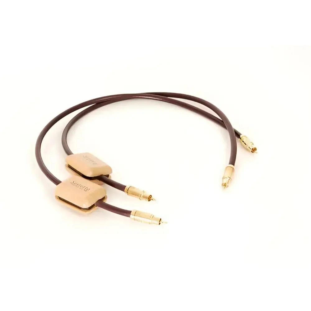 HMS Sestetto MKII RCA 1m hochwertige Stereoanlage Kabel mit goldplattierten Stecker