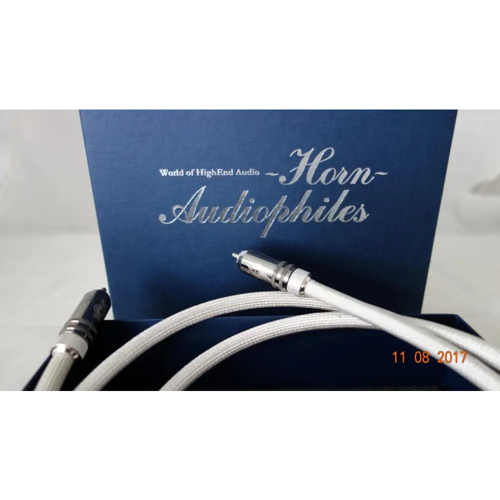 Premium audio Kabel Horn Audiophiles Polyphonie 1,5 Meter mit digitalkabel RCA in neuwertigem Zustand