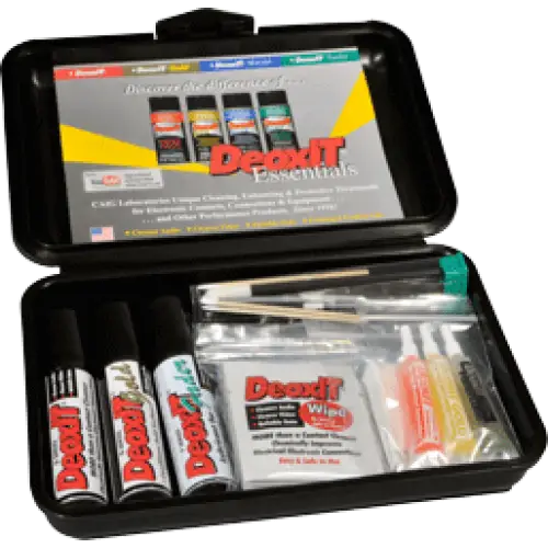 Elektronikreinigungsset Kontaktreinigungsset Tipp Konservierungsset mit deoxit® gold und wipes