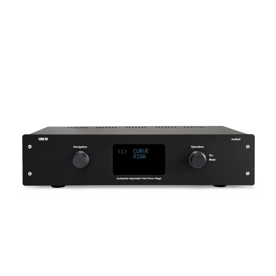 Schwarzer High-End-Audio Phono-Vorverstärker LAB 12 Melto2 HTE HifiTeam Edition