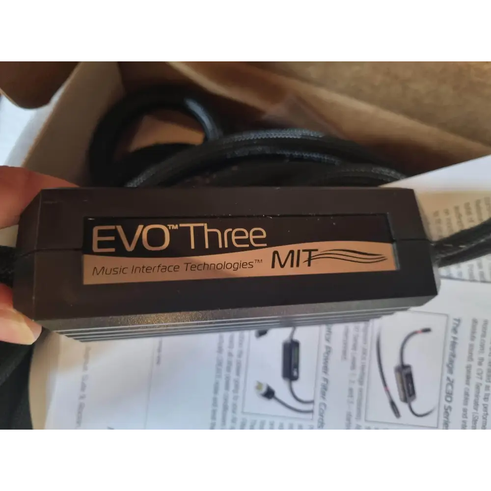 MIT Cables Lautsprecherkabel M.I.T Cables Evo Three Lautsprecher Kabel Paar 3,65 Meter