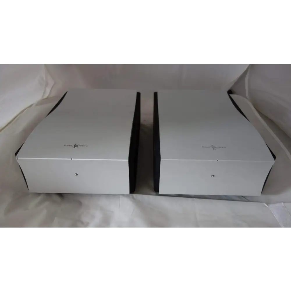 Siehe Fotos: MOLA MOLA Kaluga Monoblöcke Secondhand mit silbernem Design und schwarzem Gehäuse