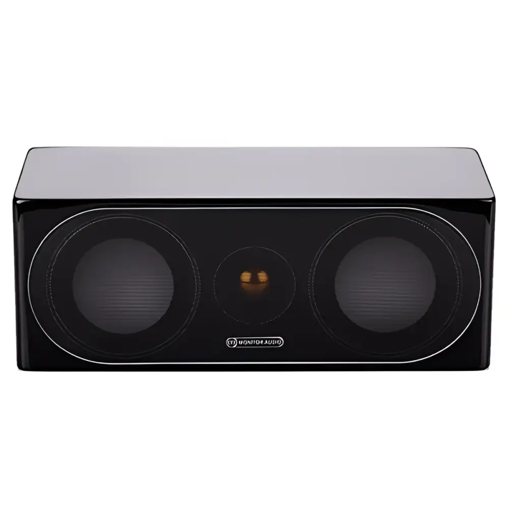 Monitor Audio Radius 200 Centerspeaker mit schwarzem Gehäuse, 100mm c-cam®, bester Klang
