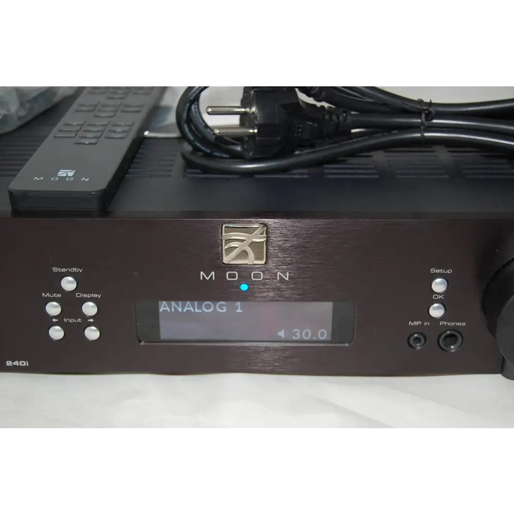 simaudio Vollverstärker Moon 240i Vollverstärker schwarz