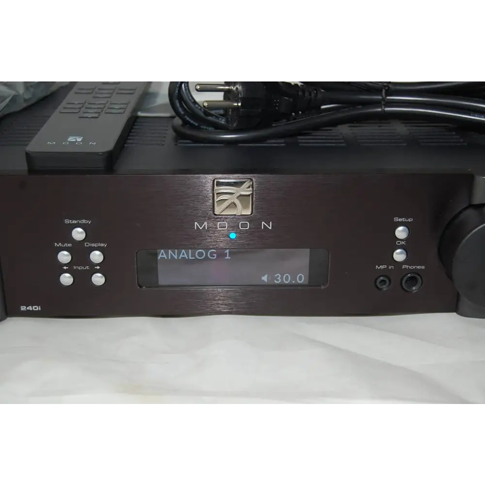 simaudio Vollverstärker Moon 240i Vollverstärker schwarz