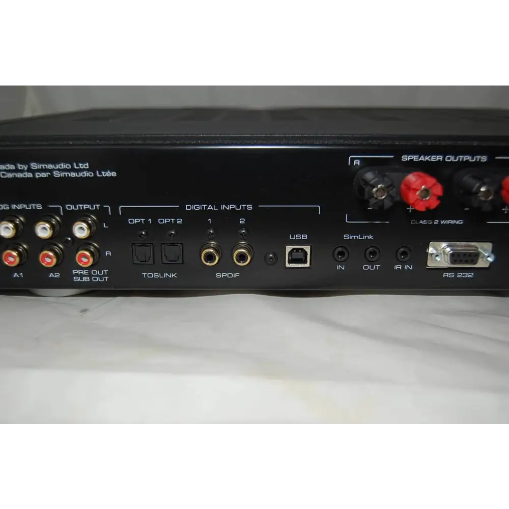 simaudio Vollverstärker Moon 240i Vollverstärker schwarz