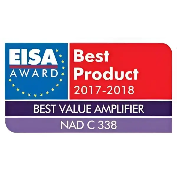 Award für das beste Wertverstärker mit Bluetooth aptX im NAD C338 Produkt