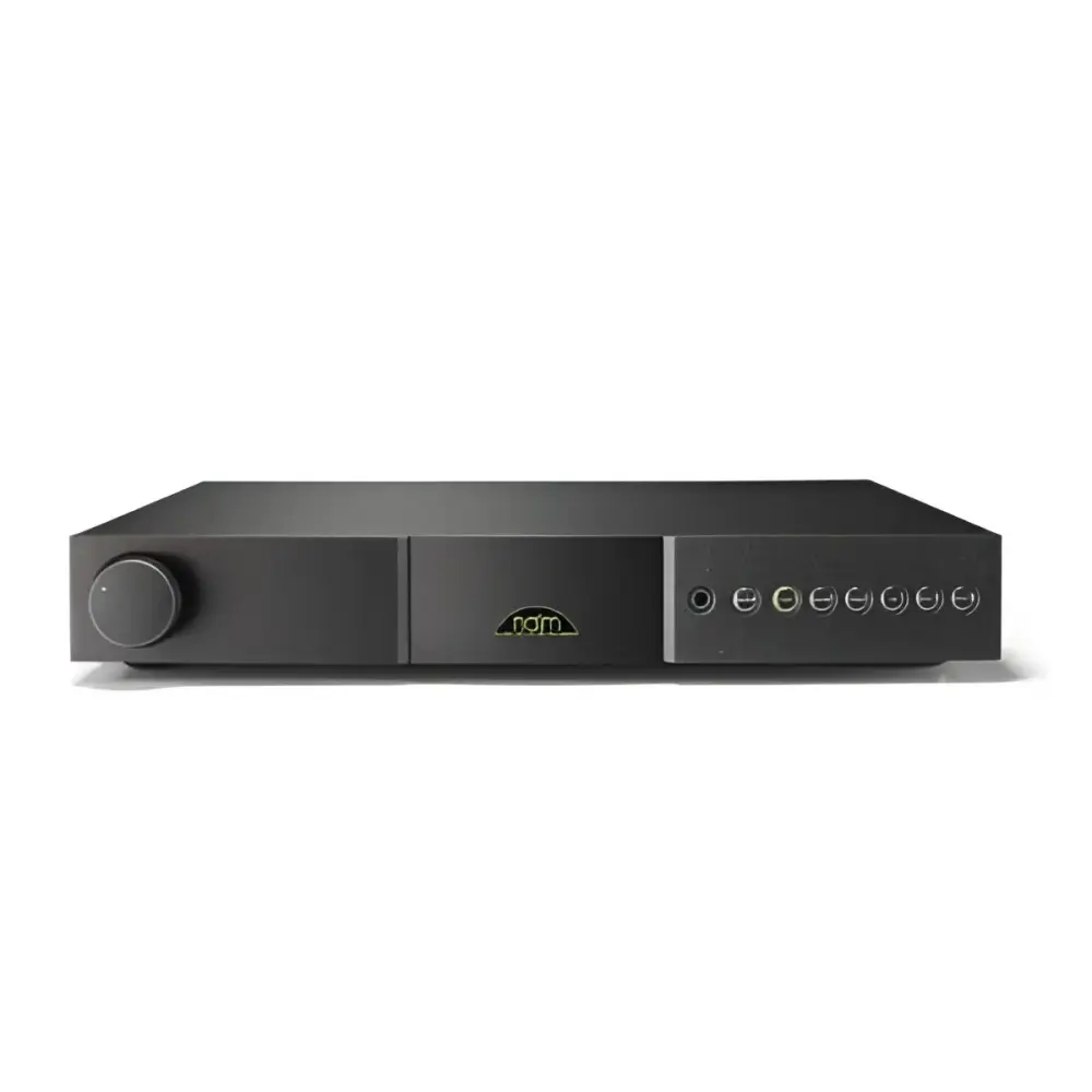 Black Naim Audio Verstärker mit mehreren Eingängen, ideal für beste Klänge in Hifi Stereoanlage