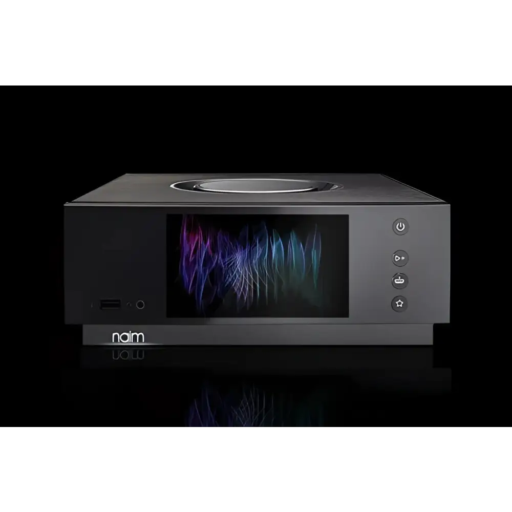 Naim Uniti Atom neuer Preis, schwarzer Audio-Streamer mit Farbdisplay und HDMI Arc