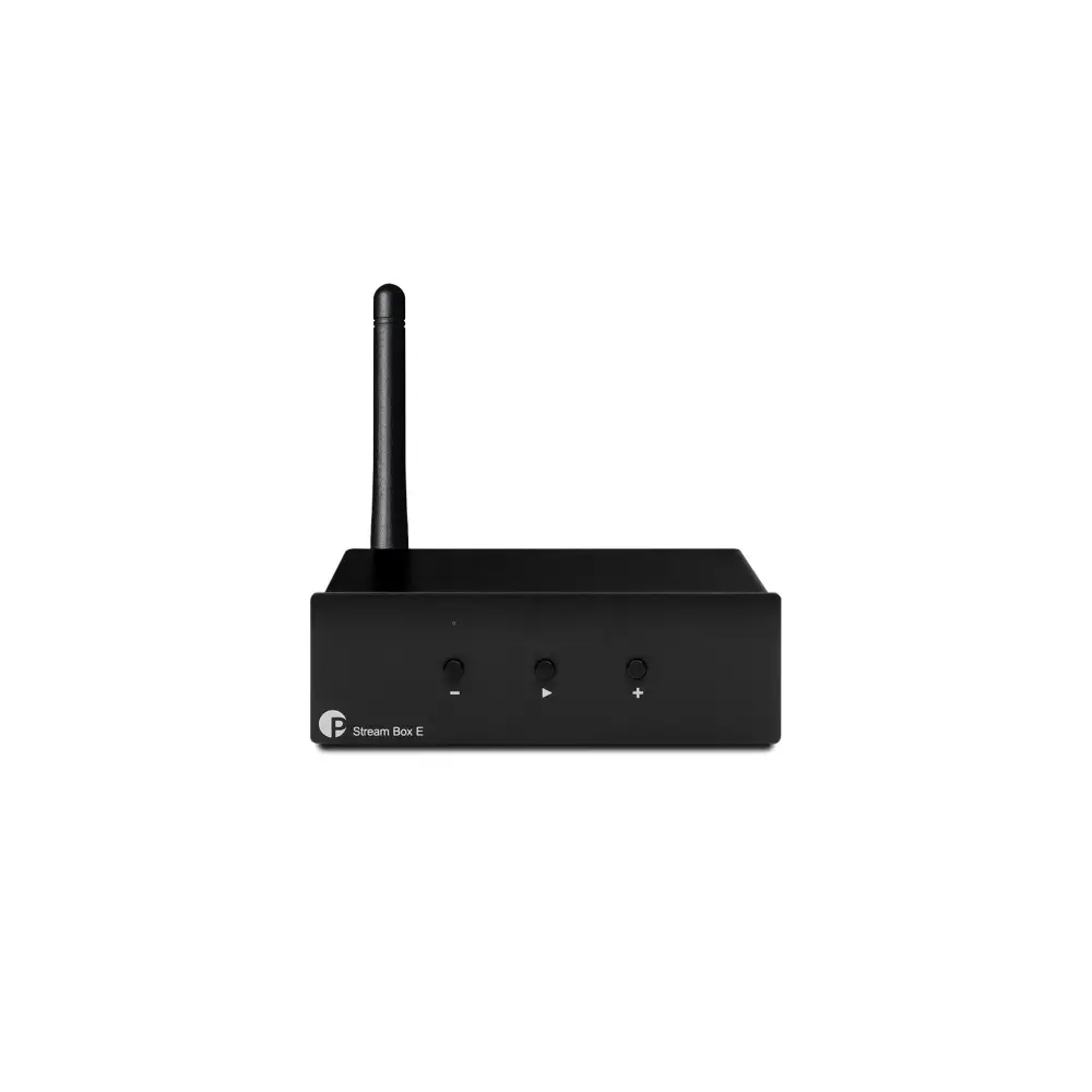 Pro-Ject Stream Box E – Schwarz, Frontansicht