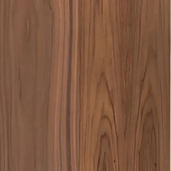 Warm braune Holzfurnier mit vertikalem Maserungsmuster für den besten Klang in HiFi-Stereoanlage