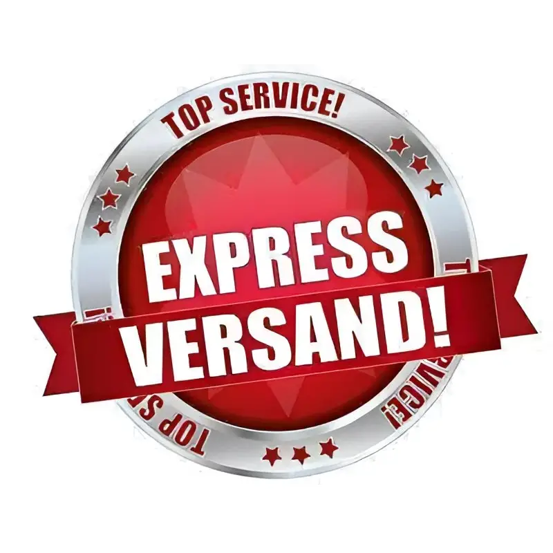 Roter und silberner metallischer Siegel mit rotem Band für PS- AUDIO Dectet Power Center