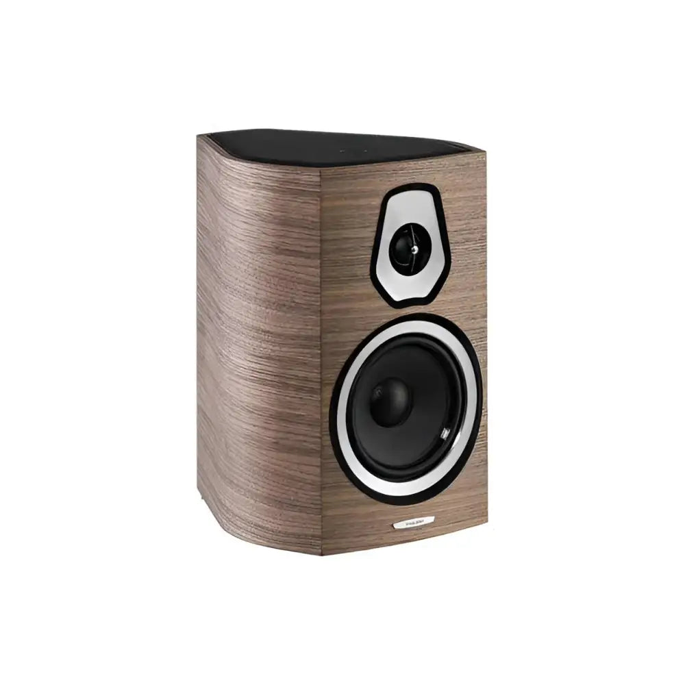 Sonus Faber Sonetto 1 Paar Lautsprecher mit Holzmaserung und schwarzem Top-Panel