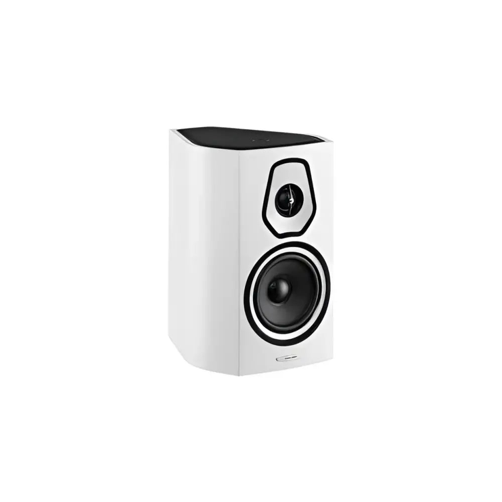 Sonus Faber Sonetto 1 Paar Lautsprecher mit weißem Gehäuse und schwarzen Akzenten