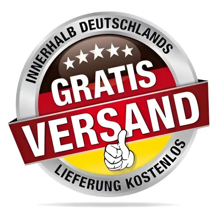 Emblem für kostenlosen Versand innerhalb Deutschlands bei Supra Cables USB Kabel 2.0 Type A-B