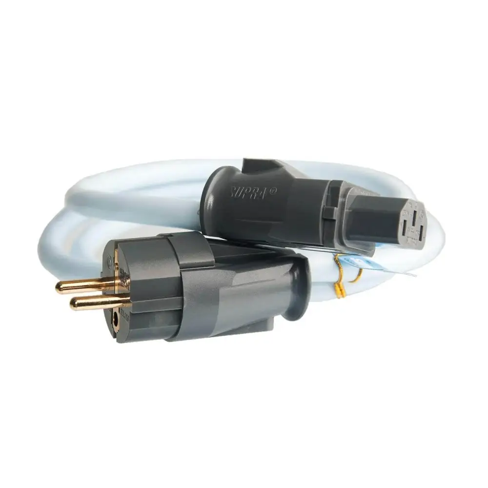 Supra LoRad 1.5 CS-EU MKII Netzkabel mit Schuko und IEC C13, störabstrahlungen stark minimiert