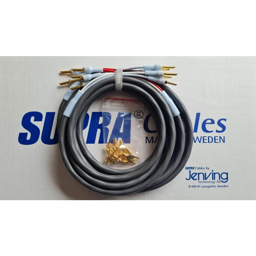 Hifiteam Czesany GmbH - home entertainment for you - Supra Rondo 4x2.5 SINGLE- & BIWIRING KONFEKTIONIERT