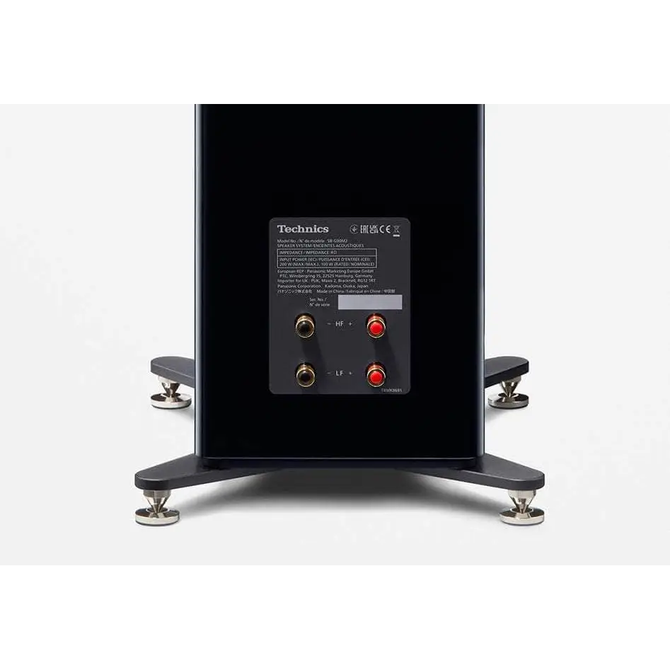 Rückseite des Technics Grand Class SB-G90M2 PAAR mit perfekter räumlicher Abbildung und Balanced Driver Mounting