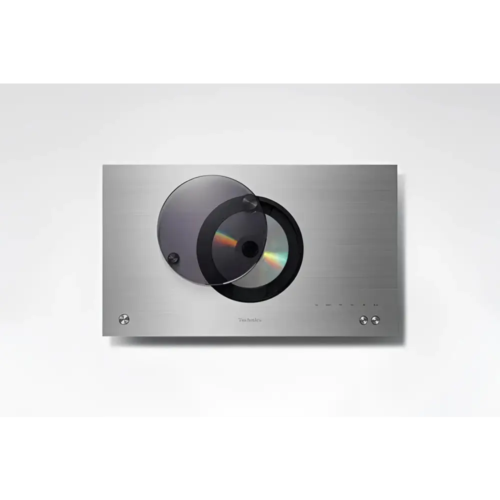 Technics Ottava SC-C70MK2 CD-Player mit offener Klappe und Disc, technics audio center