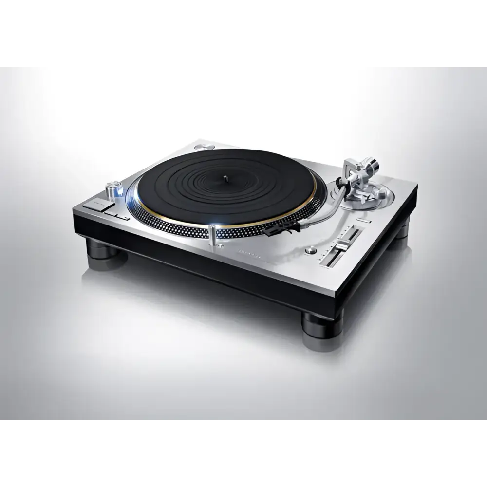 Hochwertiger Technics SL-1200G Turntable mit schwarzem Plattenteller und Tonarm