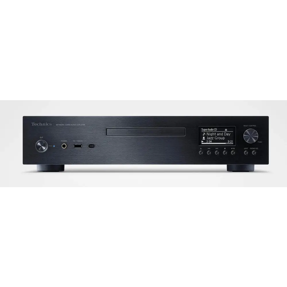 Dark grau brushed Metall Hi-Fi Audio-Komponente SL-G700M2 mit CD-Player und Super Audio