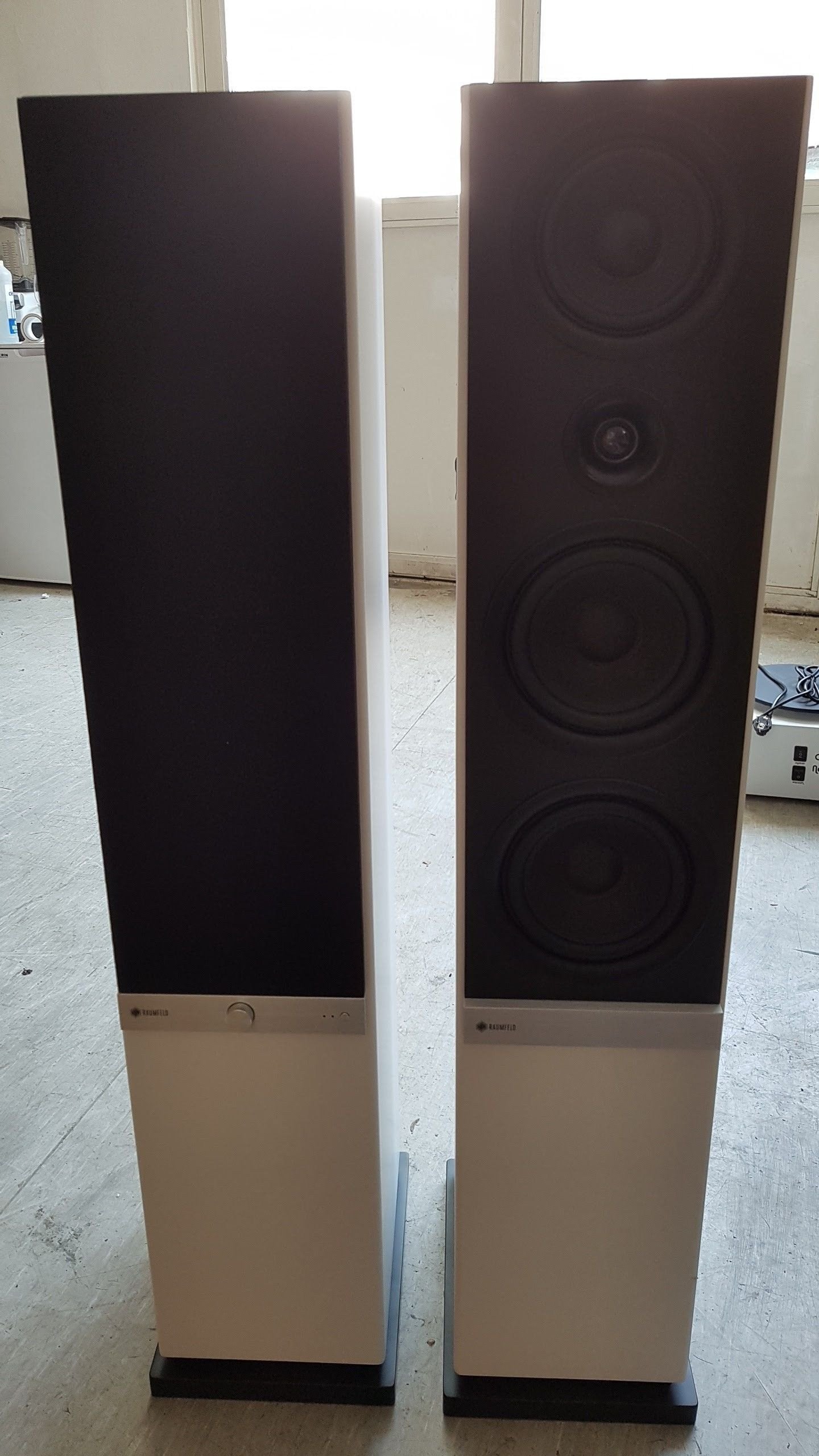 teufel Lautsprecher & Subwoofer Teufel Raumfeld Stereo L weiss Aktivlautsprecher Secondhand VERKAUFT !
