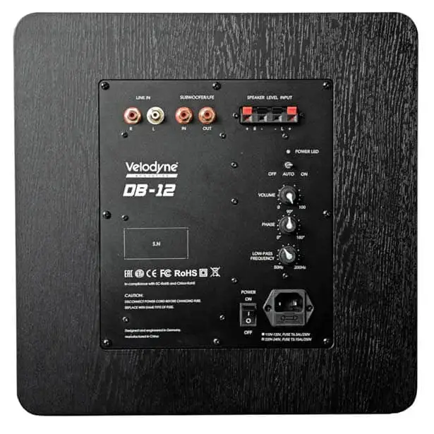 VELODYNE Lautsprecher & Subwoofer Velodyne DB-12 Subwoofer