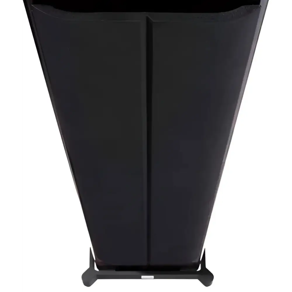Schwarzer, konischer Pflanzkübel mit Stand für MOZART GRAND Stereoanlage, bester Klang