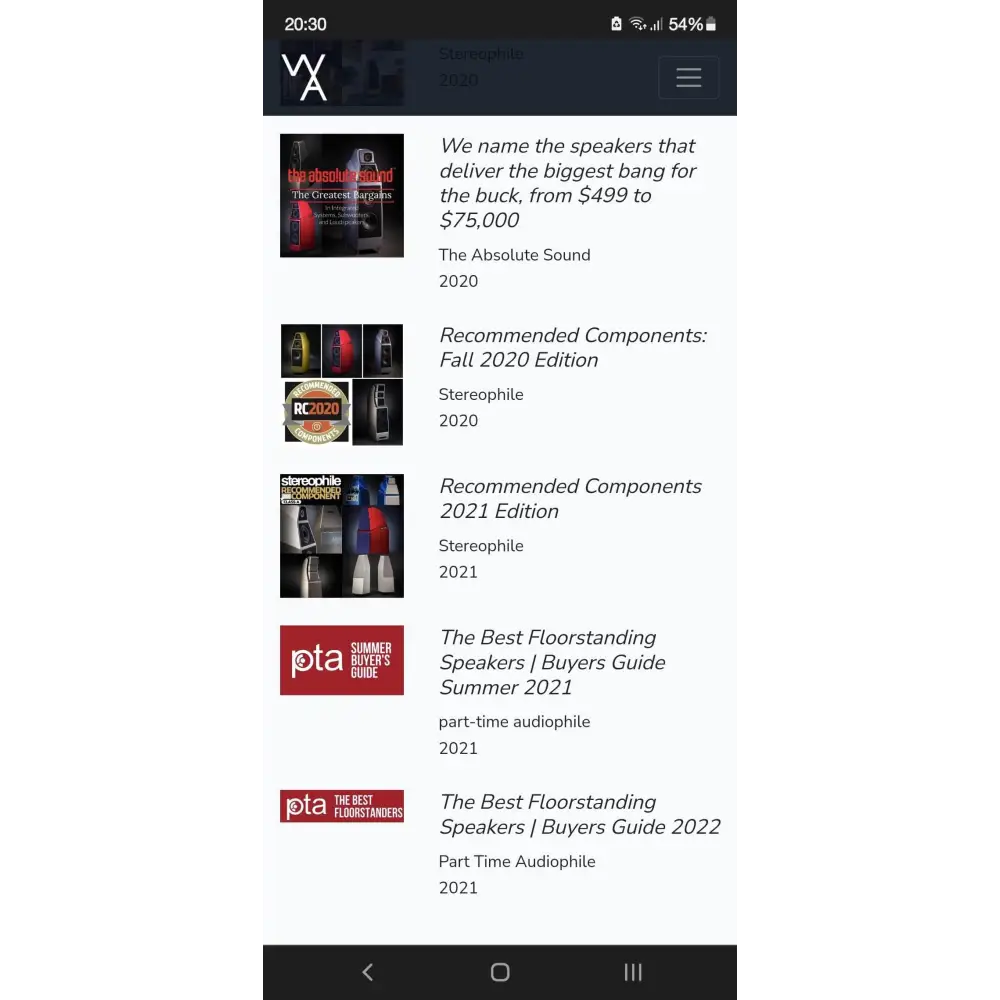 Wilson Audio Lautsprecher Wilson Audio Sasha DAW