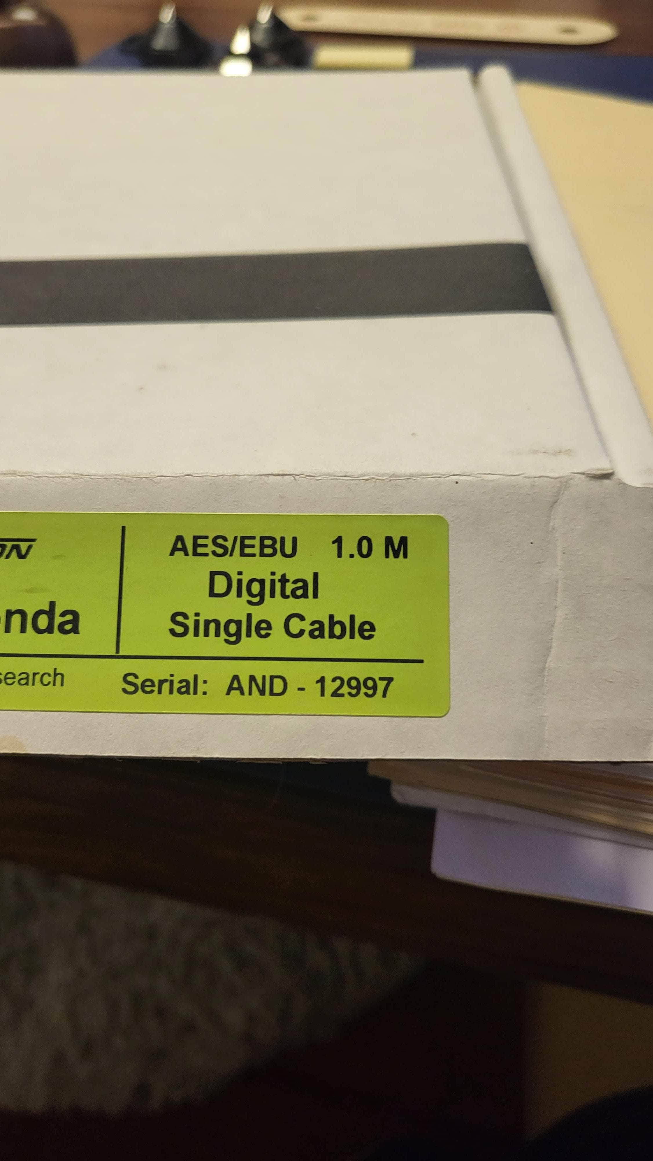 shunyata kabel Shunyata Anaconda XLR (Etron) Digitalkabel secondhand Sonderpreis !
