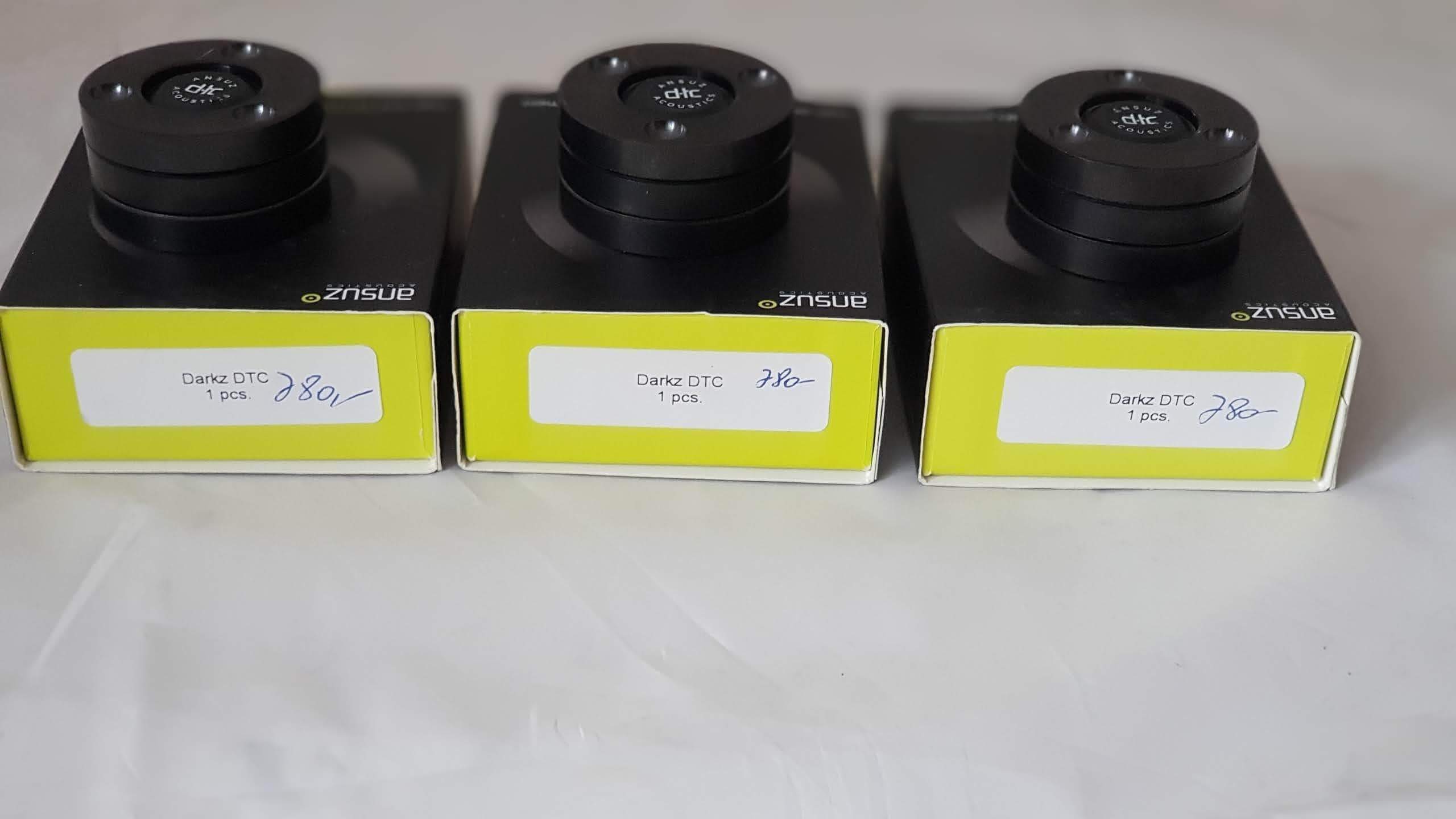 Ansuz ZUBEHÖR zur KLANG- und BILDOPTIMIERUNG ANSUZ Darkz DTC Resonators Demoset Diamond Entkoppler