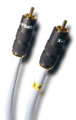Supra ZUBEHÖR zur KLANG- und BILDOPTIMIERUNG Supra Trico Digitalkabel RCA Preis-Leistungs Tipp ! Made in Sweden !