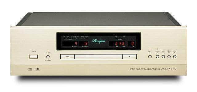 Creamfarbener Accuphase High-Fidelity-Audio-Komponente mit Digitalanzeige, PDF lieferbar