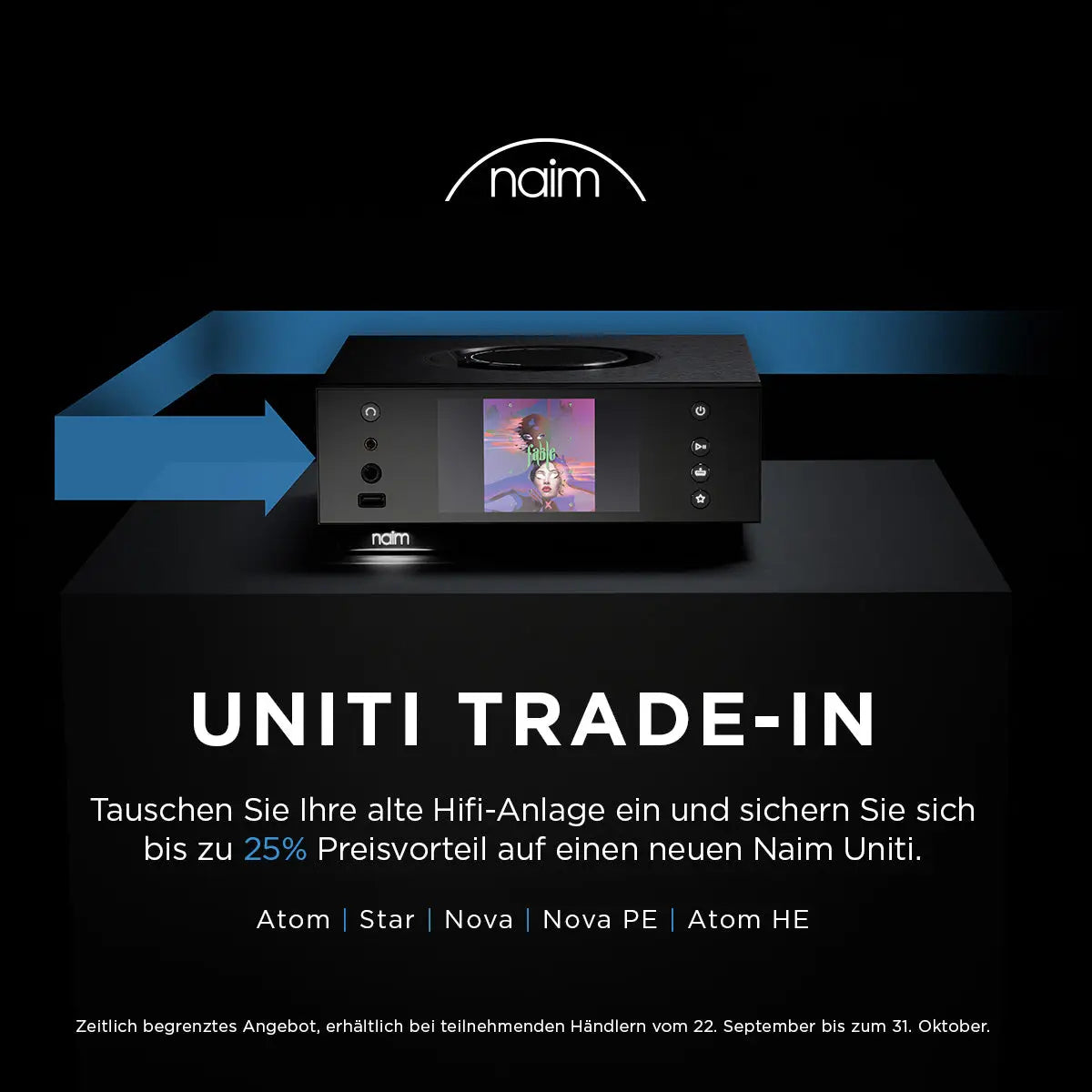 Naim Trade-In Aktion Neue Hifi Stereoanlage Sichern