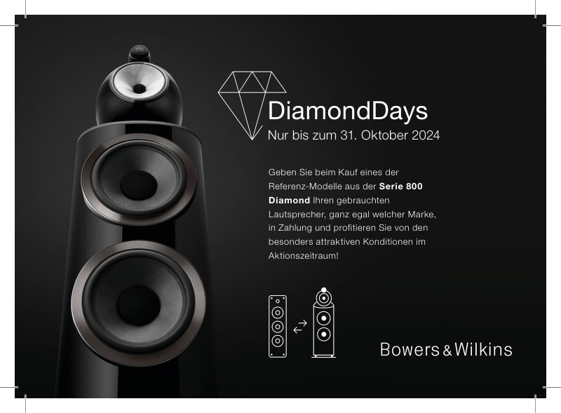 B&W Diamond Days Umtauschaktion bis 31.10.2024