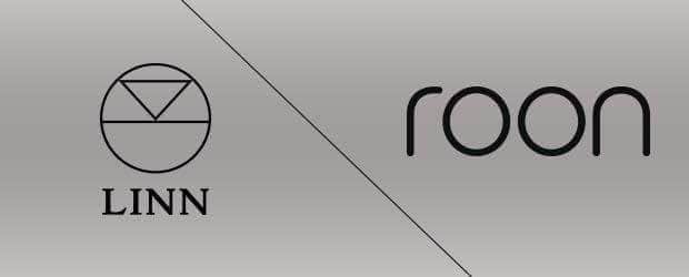 Vergleich der Logos von Linn und Roon für linn netzwerkplayer und linn majik dsm