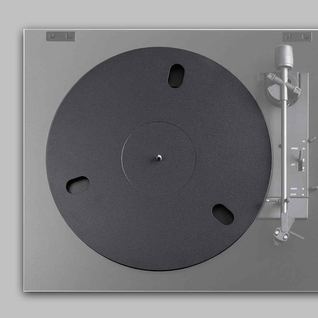 Aluminium-Plattenteller des Pro-Ject A1.2
